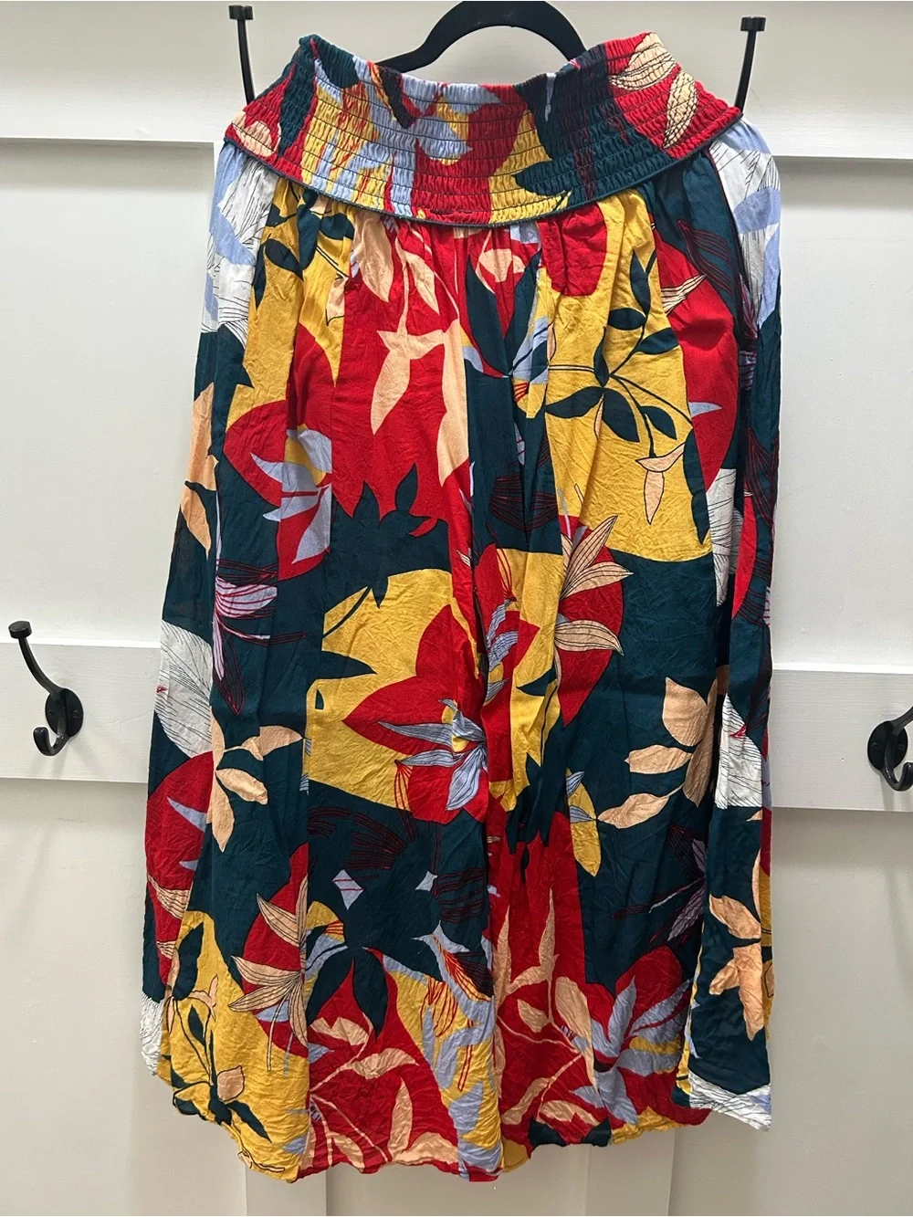 Bohemian Floral wide leg pants- Multicolor - Picture 2 of 3